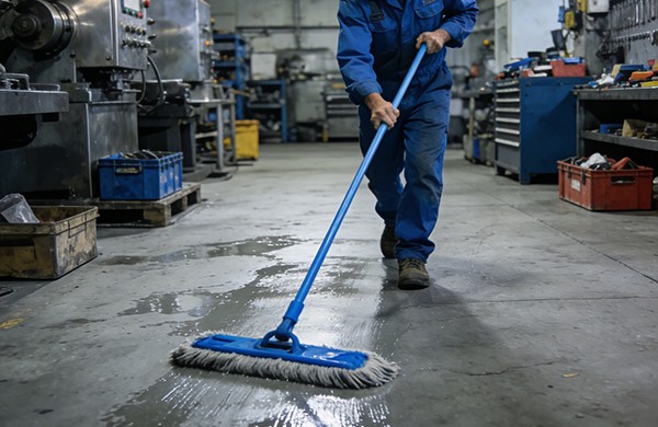 대걸레 청소 및 보관